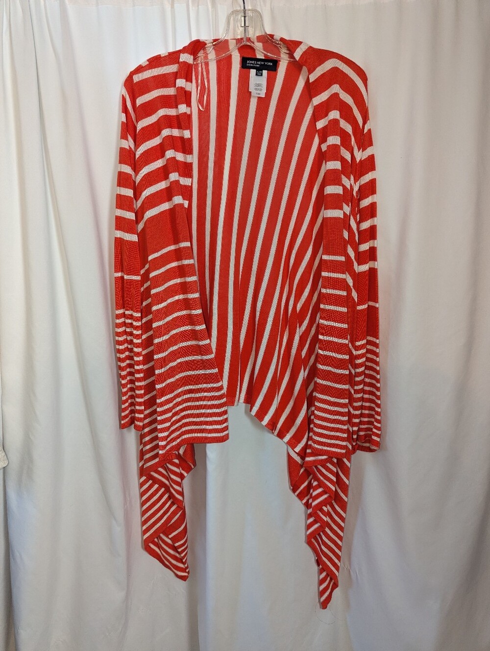 Jones New York Lightweight Waterfall Cardigan XL